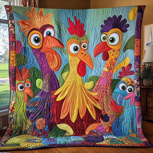 Quirky Farmhouse Quilted Blanket GFTOTL2754