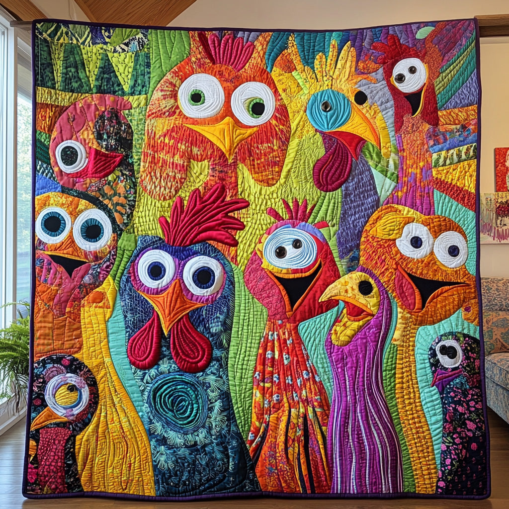 Quirky Farmhouse Quilted Blanket GFTOTL2755