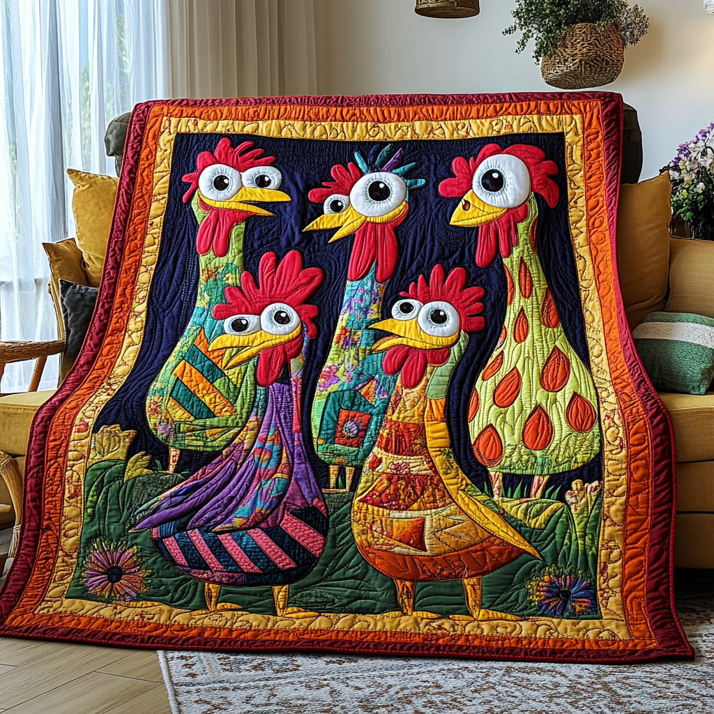 Quirky Farmhouse Quilted Blanket GFTOTL2756