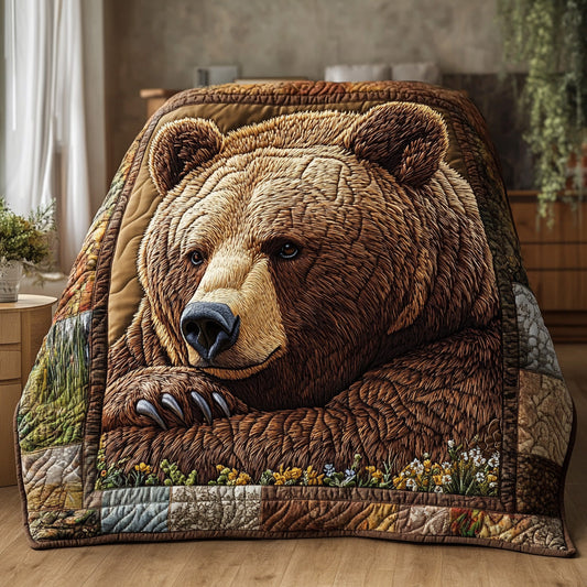 Forest Bear Quilted Blanket GFTOTL2807