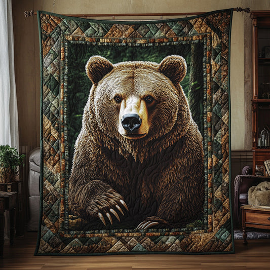 Forest Bear Quilted Blanket GFTOTL2808