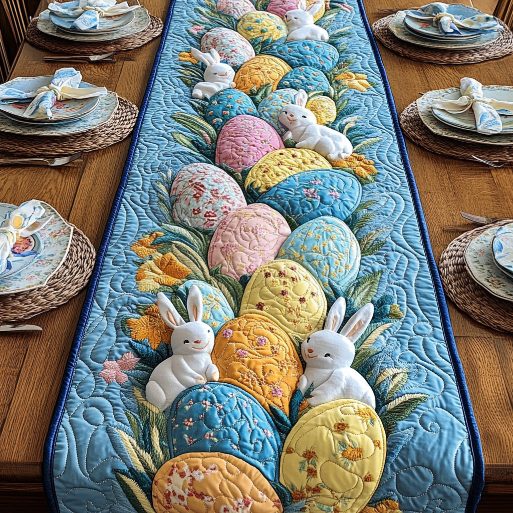 Easter Bunnies Quilted Table Runner GFTOTL2819