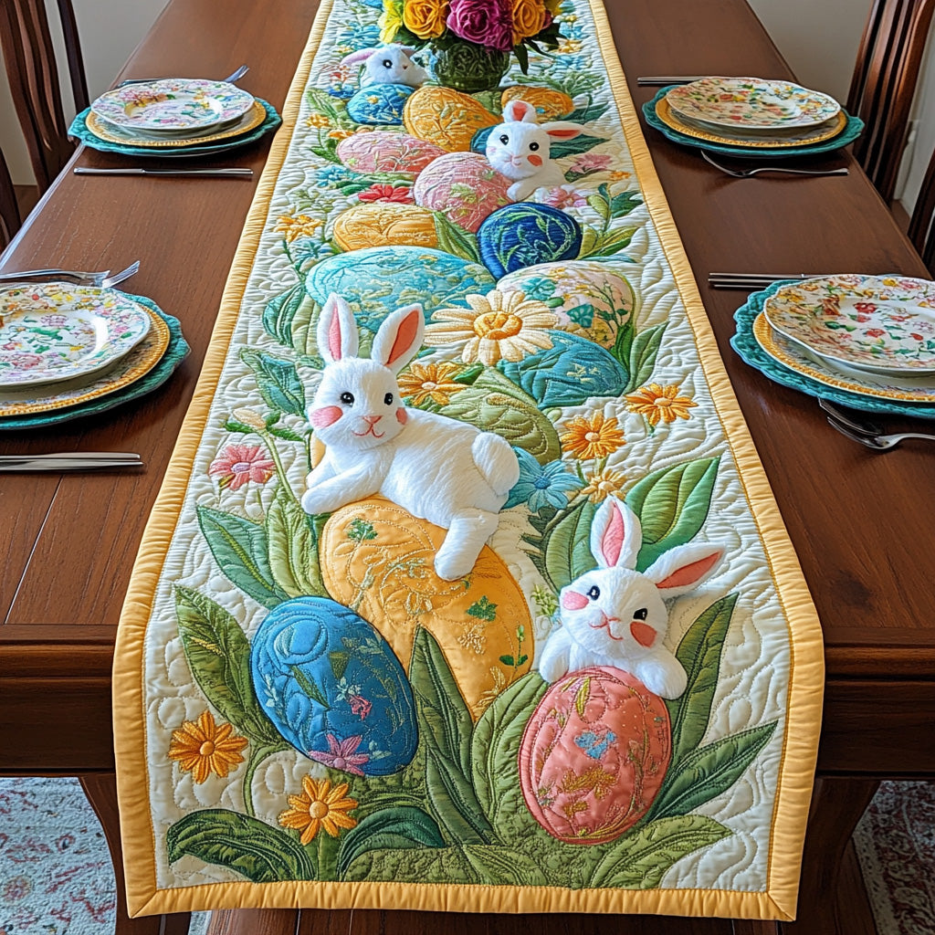 Easter Bunnies Quilted Table Runner GFTOTL2821