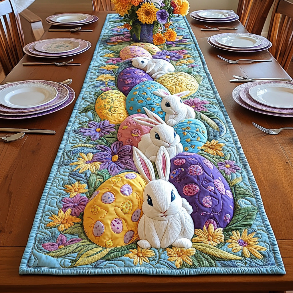 Easter Bunnies Quilted Table Runner GFTOTL2822