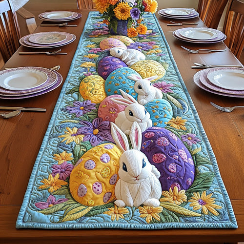 Easter Bunnies Quilted Table Runner GFTOTL2822