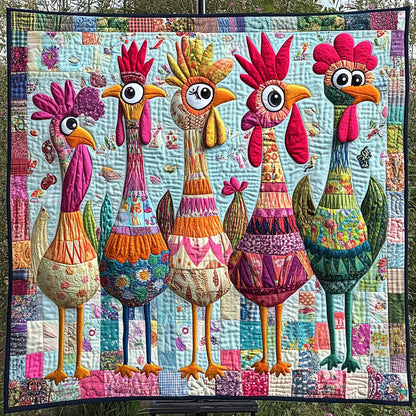 Rustic Chicken Quilted Blanket GFTOTL2830