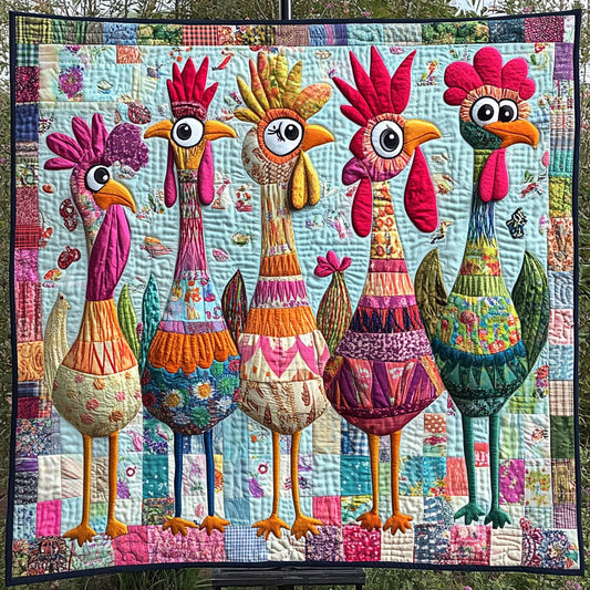 Rustic Chicken Quilted Blanket GFTOTL2830