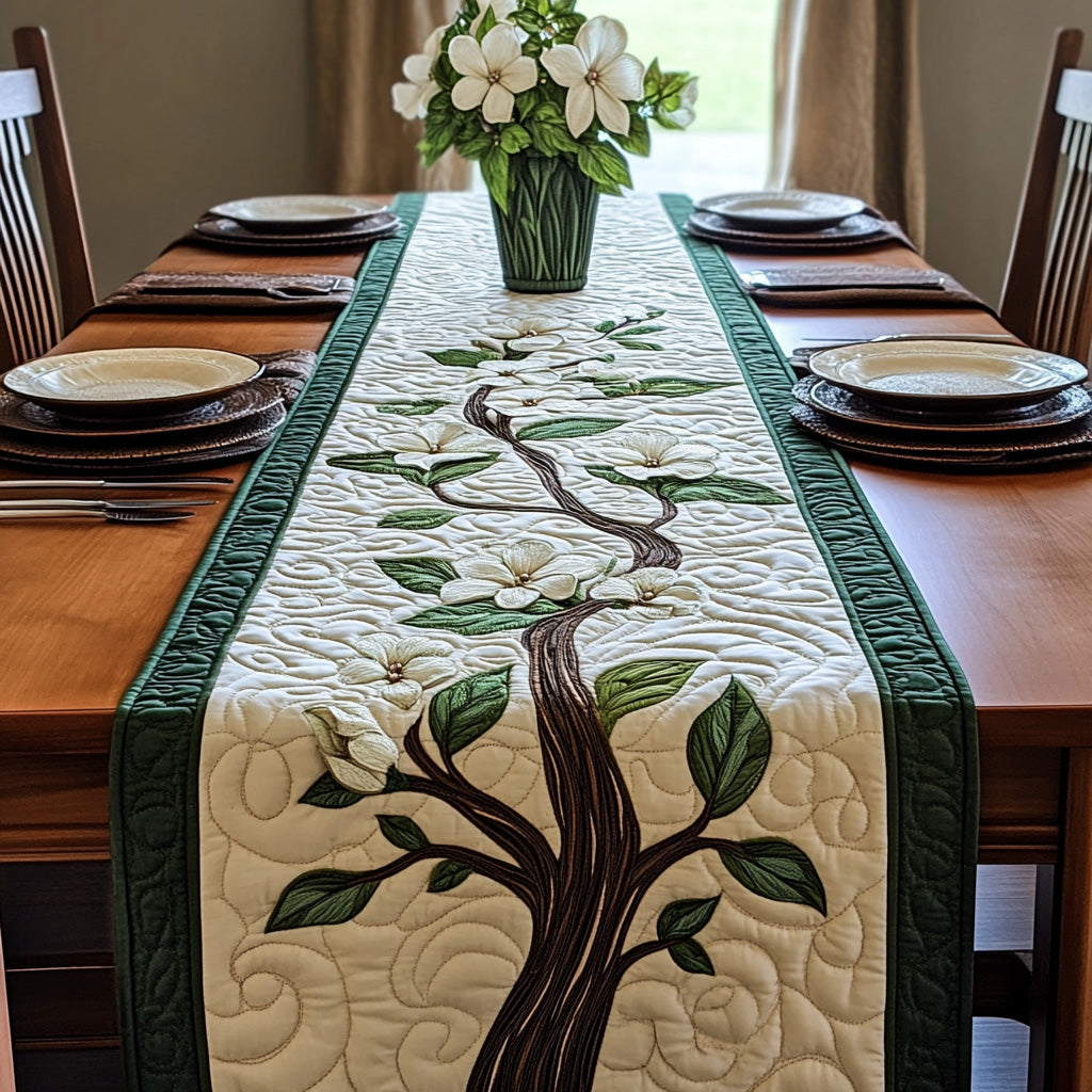Amazing Blooming Grace Quilted Table Runner GFTOTL2861