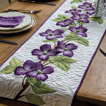 Purple Dogwood Quilted Table Runner GFTOTL2869