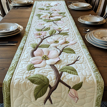 Pink Dogwood Quilted Table Runner GFTOTL2877