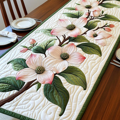 Pink Dogwood Quilted Table Runner GFTOTL2879