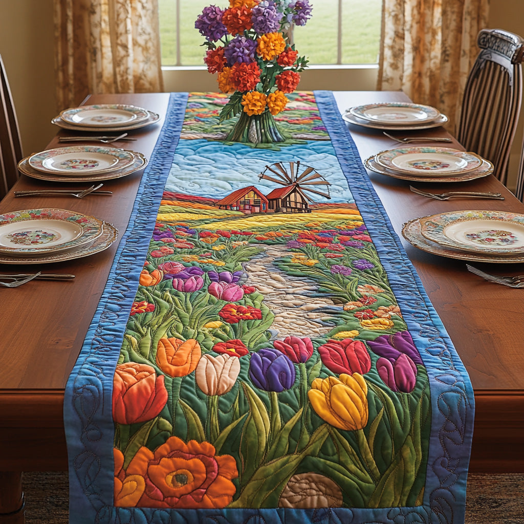 Blooming Grace Quilted Table Runner GFTOTL2884