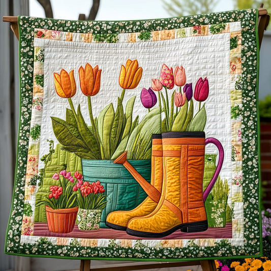 Spring Garden Quilted Blanket GFTOTL2897