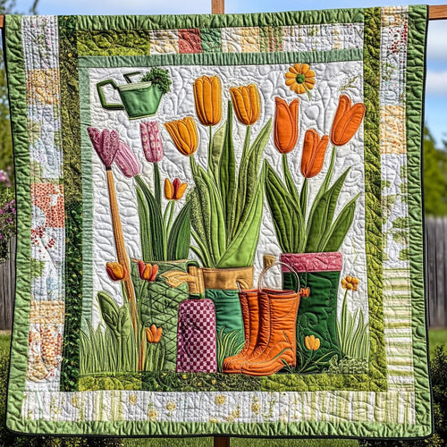 Spring Garden Quilted Blanket GFTOTL2899