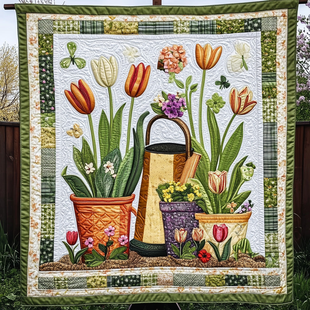 Spring Garden Quilted Blanket GFTOTL2900
