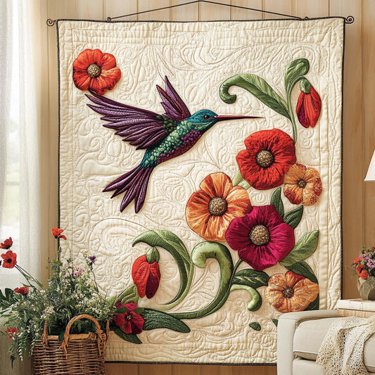 Eternal Hummingbird Quilted Blanket GFTOTL2902