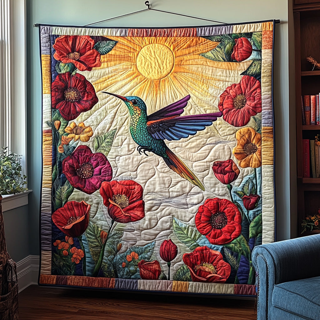 Eternal Hummingbird Quilted Blanket GFTOTL2909