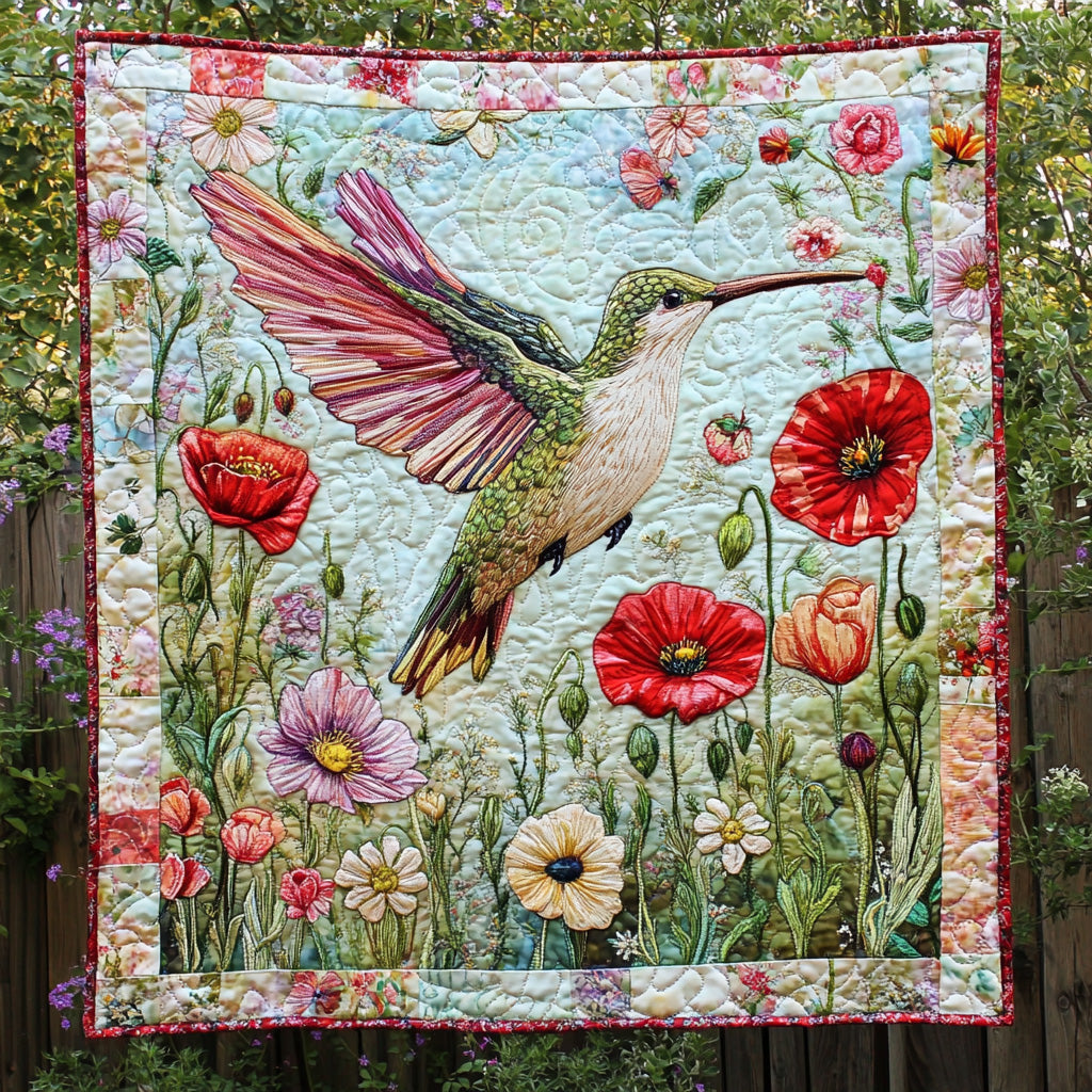 Eternal Hummingbird Quilted Blanket GFTOTL2913