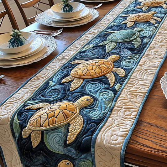 Sea Turtle Quilted Table Runner GFTOTL2974