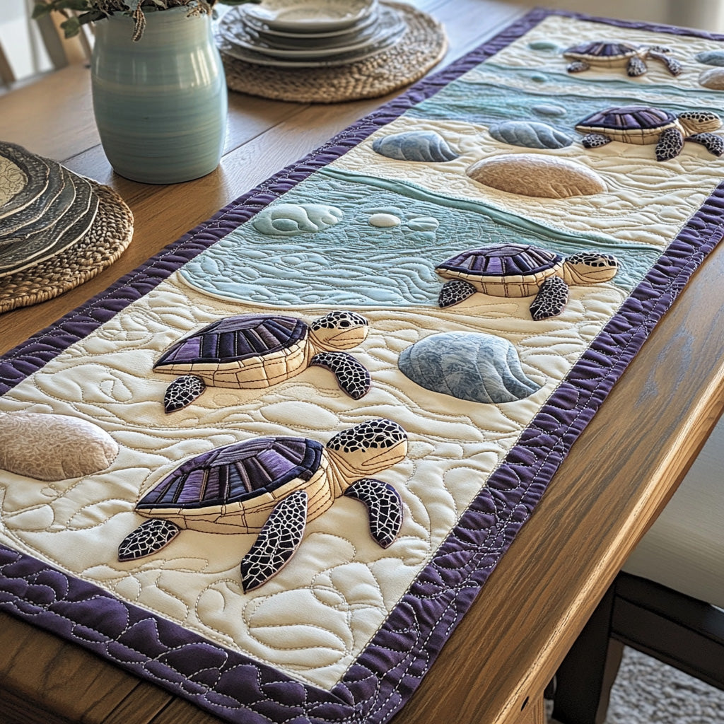 Sea Turtle Quilted Table Runner GFTOTL2975
