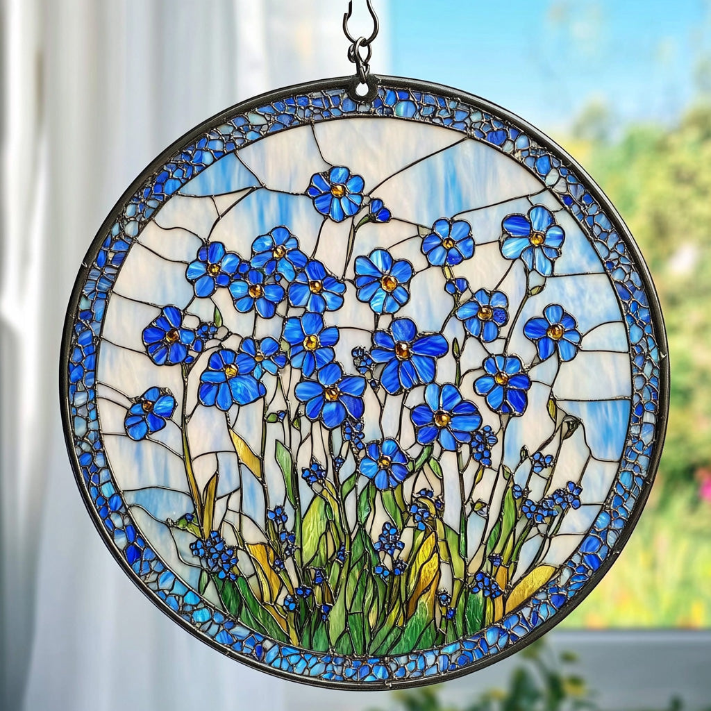 Forget Me Not Window Hanging Suncatcher GFTOTL2979