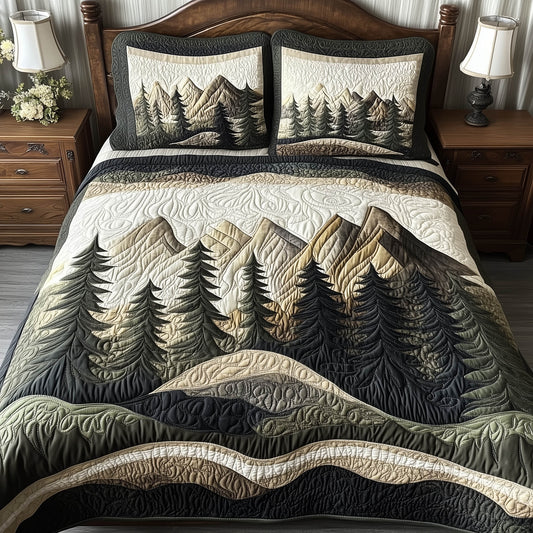 Forest Lodge 3-Piece Quilted Bedding Set GFTOTL2998