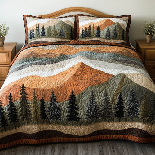 Forest Lodge 3-Piece Quilted Bedding Set GFTOTL3000