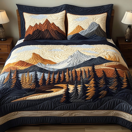 Forest Lodge 3-Piece Quilted Bedding Set GFTOTL3001