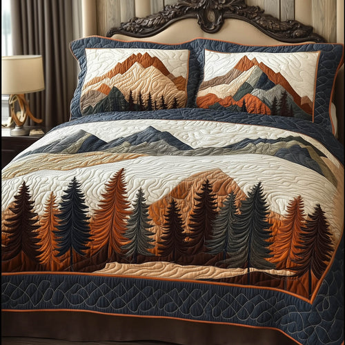 Forest Lodge 3-Piece Quilted Bedding Set GFTOTL3002