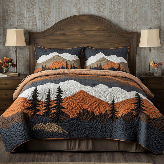 Forest Lodge 3-Piece Quilted Bedding Set GFTOTL3003