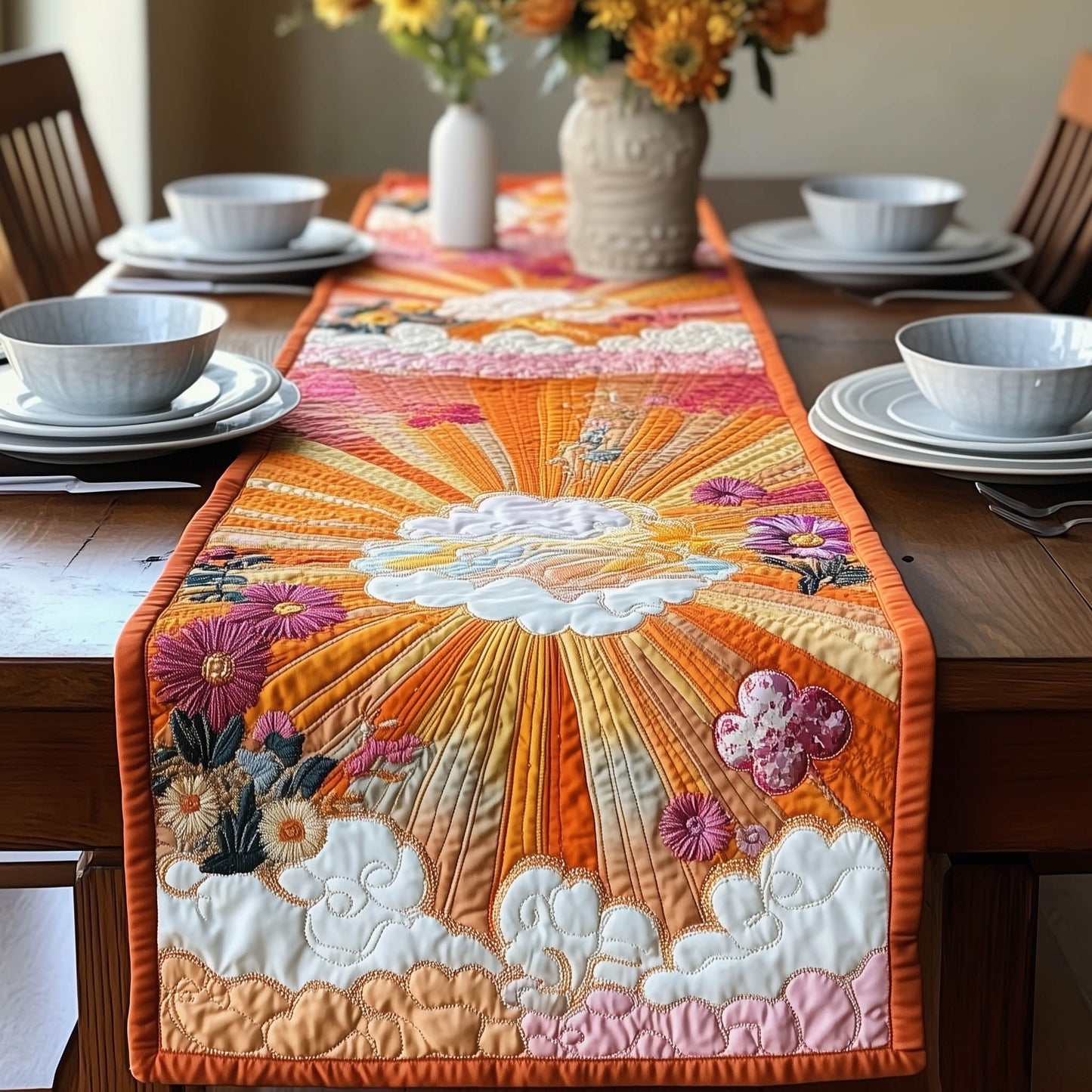 Spring Rays Quilted Table Runner GFTOTL3020