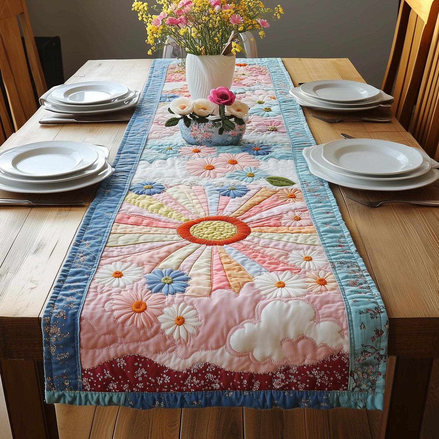 Spring Rays Quilted Table Runner GFTOTL3024