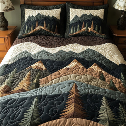 Mountain's Embrace 3-Piece Quilted Bedding Set GFTOTL3038