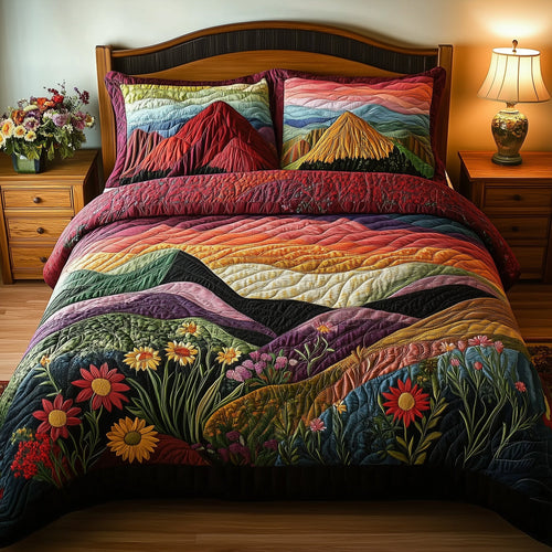 Mountain's Embrace 3-Piece Quilted Bedding Set GFTOTL3039