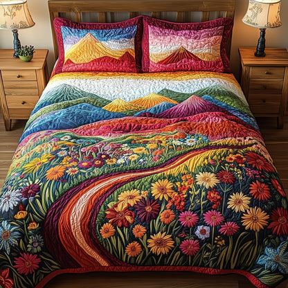 Mountain's Embrace 3-Piece Quilted Bedding Set GFTOTL3040