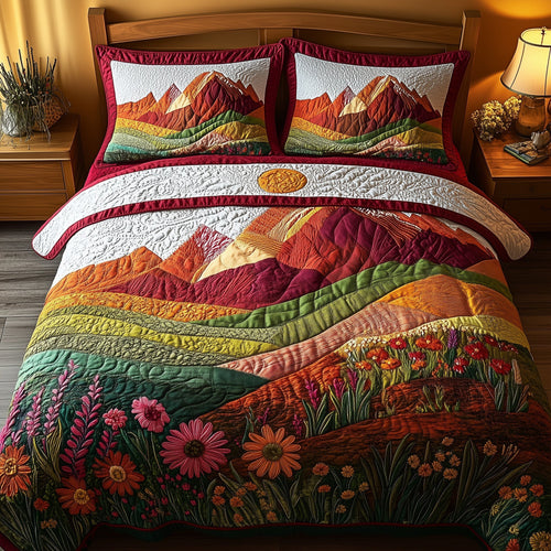 Mountain's Embrace 3-Piece Quilted Bedding Set GFTOTL3041