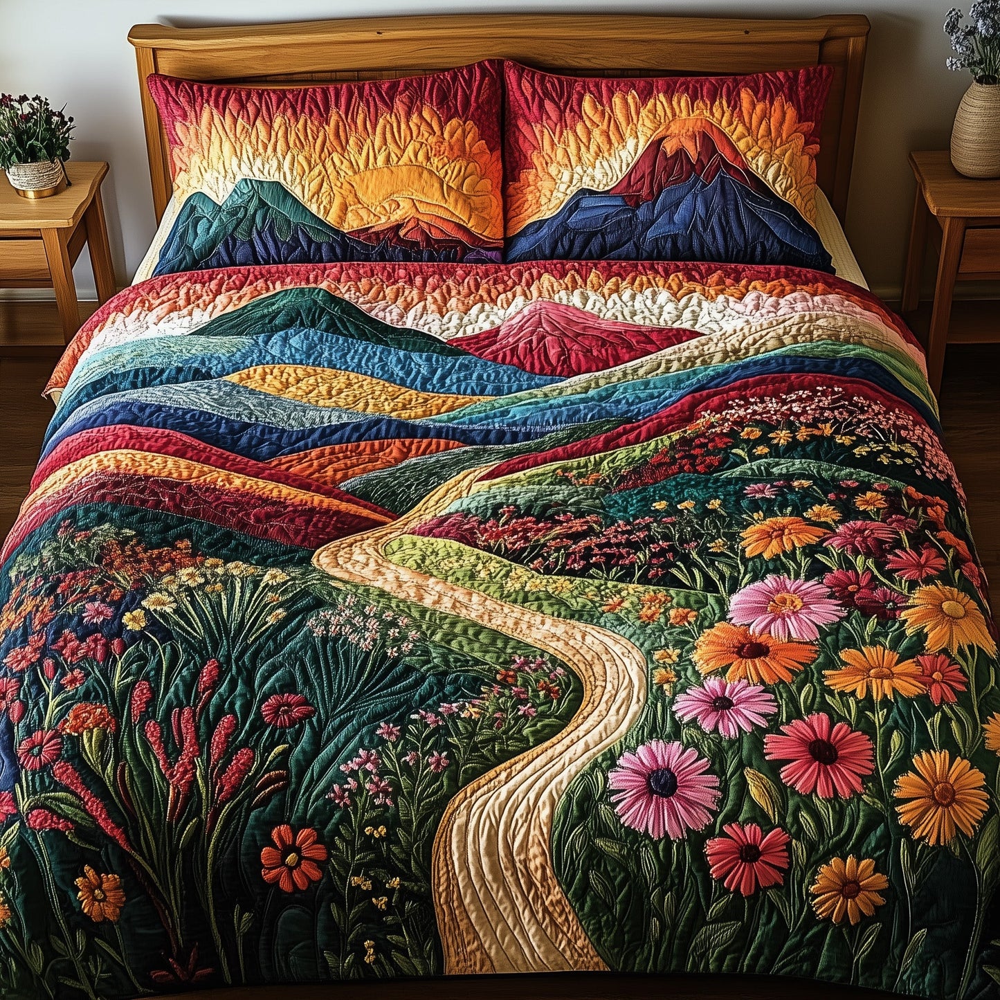 Mountain's Embrace 3-Piece Quilted Bedding Set GFTOTL3042