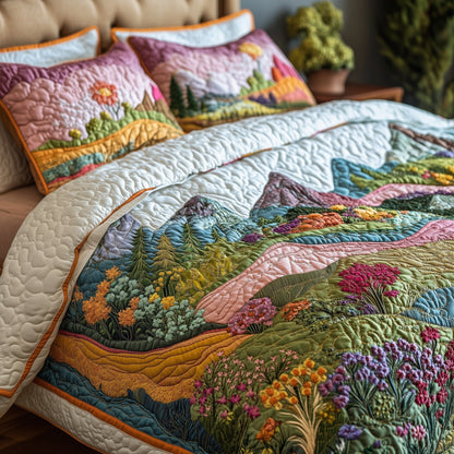 Mountain's Embrace 3-Piece Quilted Bedding Set GFTOTL3045
