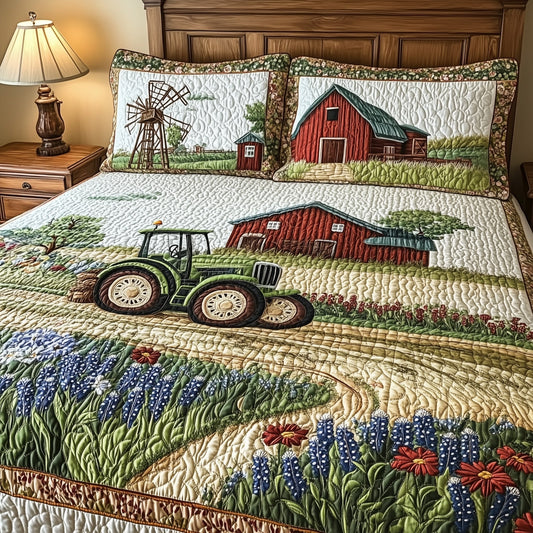 Texas Home 3-Piece Quilted Bedding Set GFTOTL3046