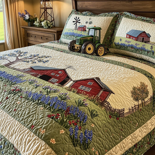 Texas Home 3-Piece Quilted Bedding Set GFTOTL3047
