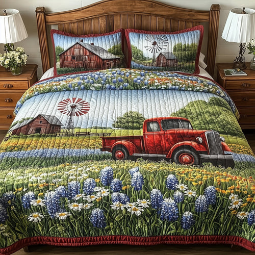 Texas Home 3-Piece Quilted Bedding Set GFTOTL3048