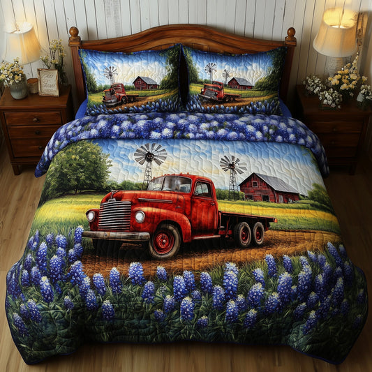 Texas Home 3-Piece Quilted Bedding Set GFTOTL3049