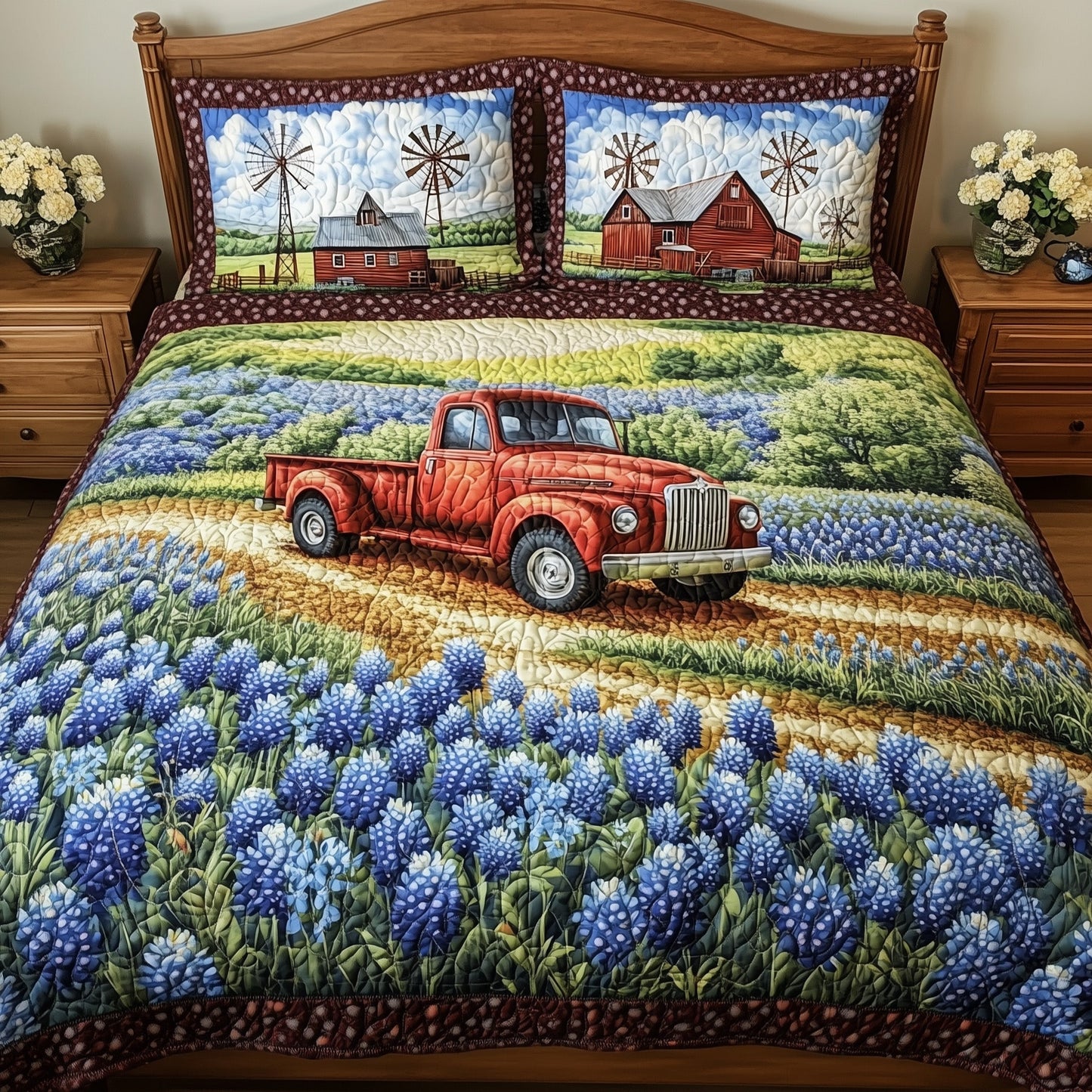 Texas Home 3-Piece Quilted Bedding Set GFTOTL3050
