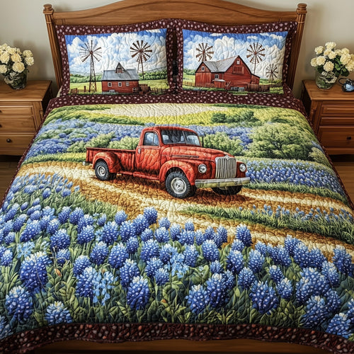 Texas Home 3-Piece Quilted Bedding Set GFTOTL3050