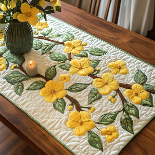 Yellow Jessamine Quilted Table Runner GFTOTL3083