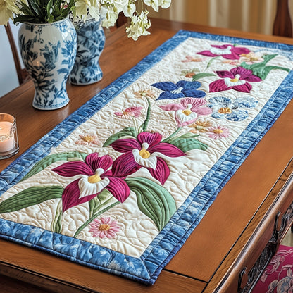 Lady's Slipper Quilted Table Runner GFTOTL3087
