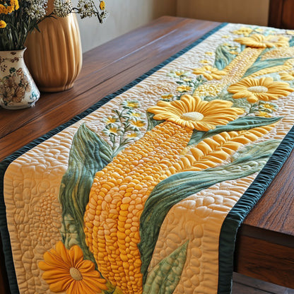 Golden Maize Quilted Table Runner GFTOTL3098