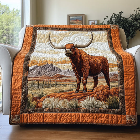 Longhorn Quilted Blanket GFTOTL3113