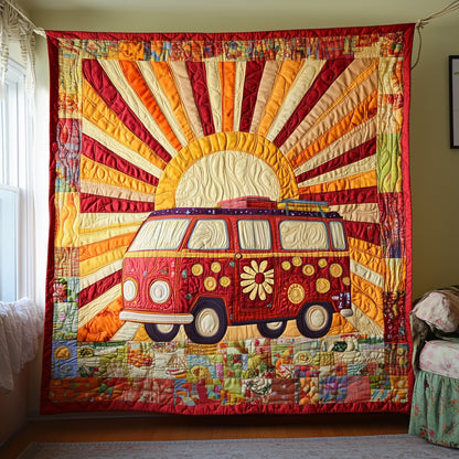 Cheerful Journey Quilted Blanket GFTOTL3127