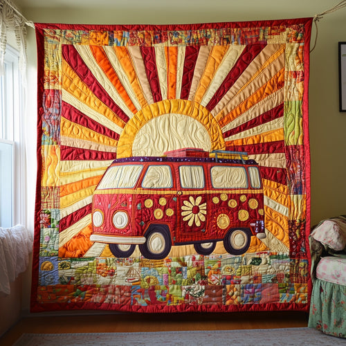 Cheerful Journey Quilted Blanket GFTOTL3127